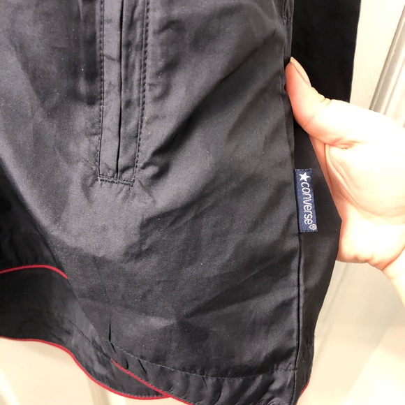 Converse rain coat in navy and red - Picture 3 of 5